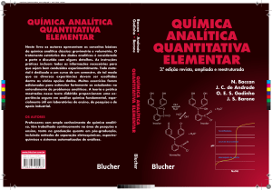 Qu&iacute;mica Anal&iacute;tica Quantitativa Elementar - Livro Did&aacute;tico