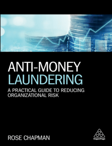 Anti-Money Laundering: Reducing Organizational Risk
