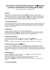 AI-Assisted Learning in Accounting: A Case Study