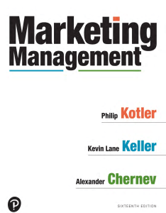 Marketing Management: Textbook, 16th Edition