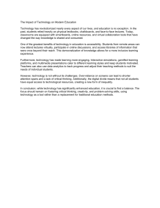 Technology's Impact on Education: Benefits & Challenges