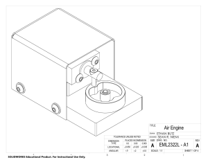 Air Engine CAD Drawings & Bill of Materials
