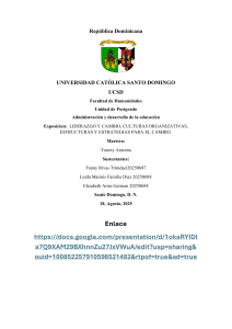 Presentaci&oacute;n Liderazgo y Cambio - Posgrado UCSD