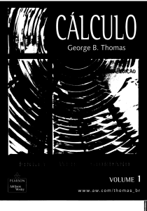 C&aacute;lculo Volume 1 by George B. Thomas - Pearson Addison Wesley