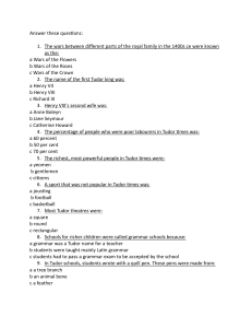 Tudor Times Quiz: Test Your Knowledge!