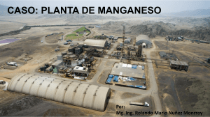 Informe de Inspecci&oacute;n de Planta de Manganeso: Corrosi&oacute;n y An&aacute;lisis de Materiales