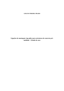 Ligações Viga-Pilar em Concreto Pré-Moldado: Estudo de Caso