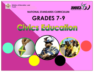 Jamaica NSC Civics Education Curriculum Guide Grades 7-9