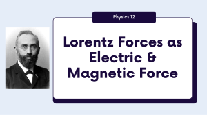 Physics 12: Lorentz Forces, Electric & Magnetic Force & Applications