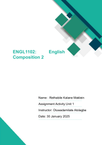 Week 3 BUS 1101 Learning Journal