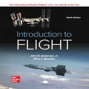 Introduction to Flight 9th Ed. Textbook