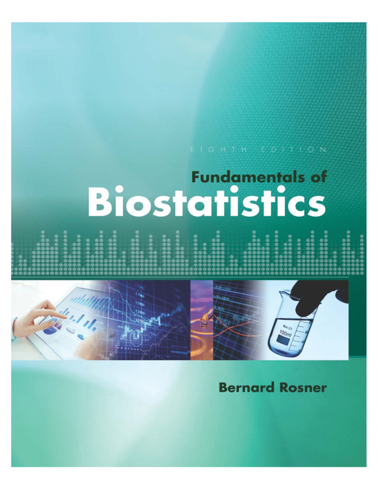 Fundamentals of Biostatistics 第8版 Fundamentals of Biostatistics - Bernard Rosner (Eighth Edition)