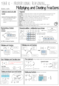 Year 8 Maths: Multiplying & Dividing Fractions Explained