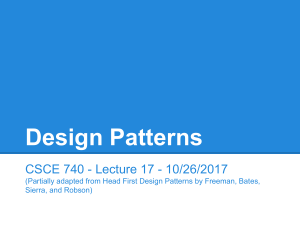 Design Patterns: Object-Oriented Design Principles
