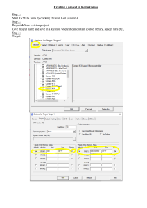 Creating a Project in Keil µVision4: Step-by-Step Guide for ARM Cortex-M3