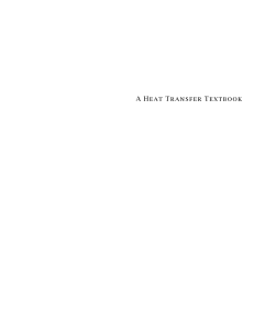 A Heat Transfer Textbook - 5th Edition