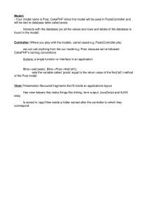CakePHP MVC Architecture: Model, View, Controller Explained