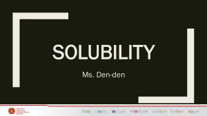 Solubility: Understanding Solutions, Solutes, Solvents & Factors