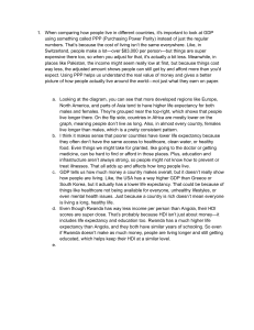 GDP, Life Expectancy & HDI: A Comparative Analysis