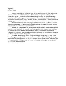 Tiana Nobile's /’mīgrent/ Poem Analysis: Migration & Natural Contexts