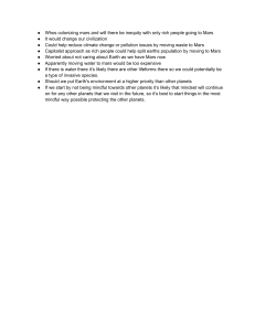 Mars Colonization: Ethical & Environmental Considerations