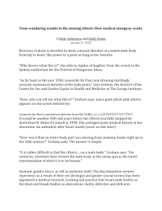 How Medical Misogyny Works: From Wandering Wombs to Missing Clitoris