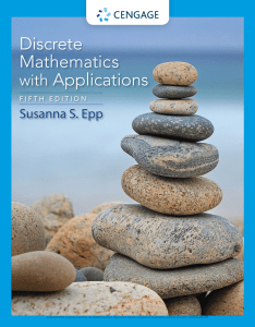 Discrete Mathematics with Applications, 5th Edition by Susanna S. Epp