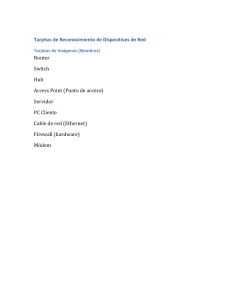 Tarjetas de Reconocimiento de Dispositivos de Red