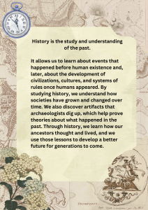 Understanding History: Past, Present, and Future