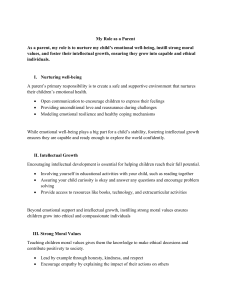 autoethnography outline