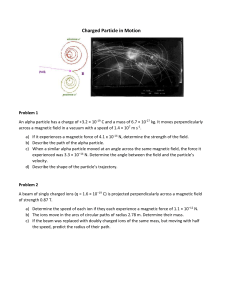 Charged Particle Motion: Physics Problems & Solutions