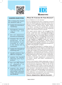 Marketing Fundamentals: An Introductory Guide