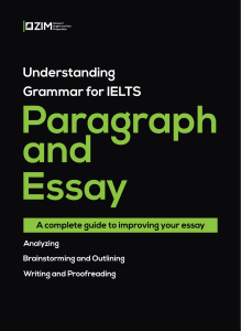 IELTS Grammar: Paragraph & Essay Writing Guide