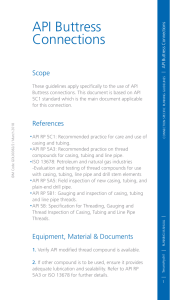 API Buttress Connections Running Manual: Guidelines & Procedures