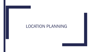 Location Planning & Analysis: Strategic Importance & Methods