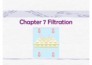 Chapter 7 Filtration: Fundamentals, Equations, and Industrial Applications