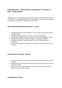 Romanticismo: Idee, Conseguenze, Manzoni & Leopardi