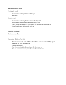 Harrison Bergeron & Christopher Hitchens Notes