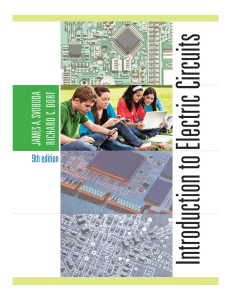 Introduction to Electric Circuits 9th Edition - Svoboda & Dorf