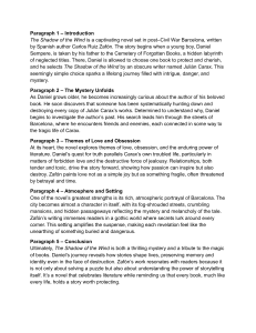 The Shadow of the Wind Novel Analysis | Carlos Ruiz Zaf&oacute;n Book Review