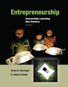 Entrepreneurship: Successfully Launching New Ventures Textbook