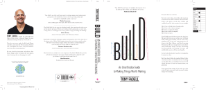 Build: An Unorthodox Guide to Making Things Worth Making