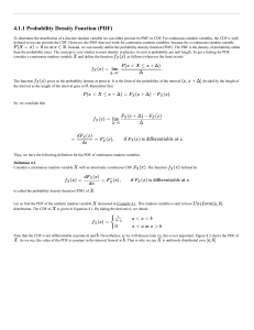 Probability Density Function (PDF) Explained