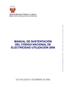 Manual C&oacute;digo Nacional Electricidad Utilizaci&oacute;n 2006