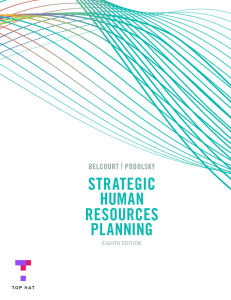 Strategic Human Resources Planning Textbook, 8th Edition