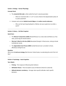 Study Sheet: Biology, History, Psychology, Math, Ethics