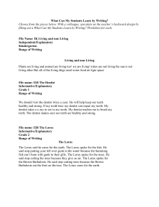 Student Writing Analysis Worksheet (K-5)