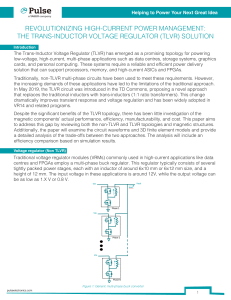 TLVR vs VRM: High-Current Power Management Solution