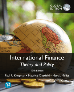 International Finance: Theory & Policy, 12th Edition
