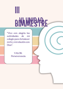 Documento Escolar: Perseverancia y Fe
